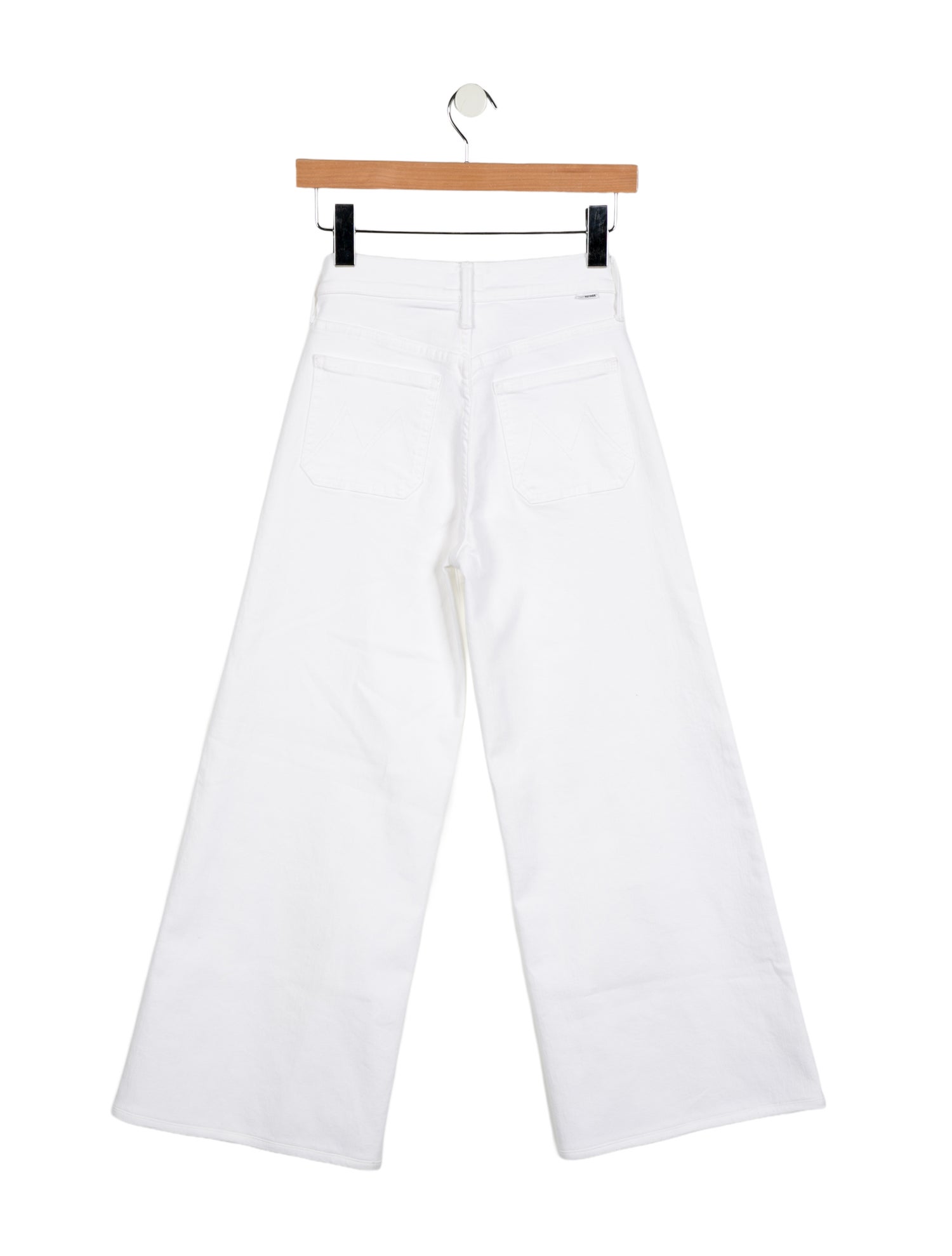 Mother Mid-Rise Wide Leg Jeans