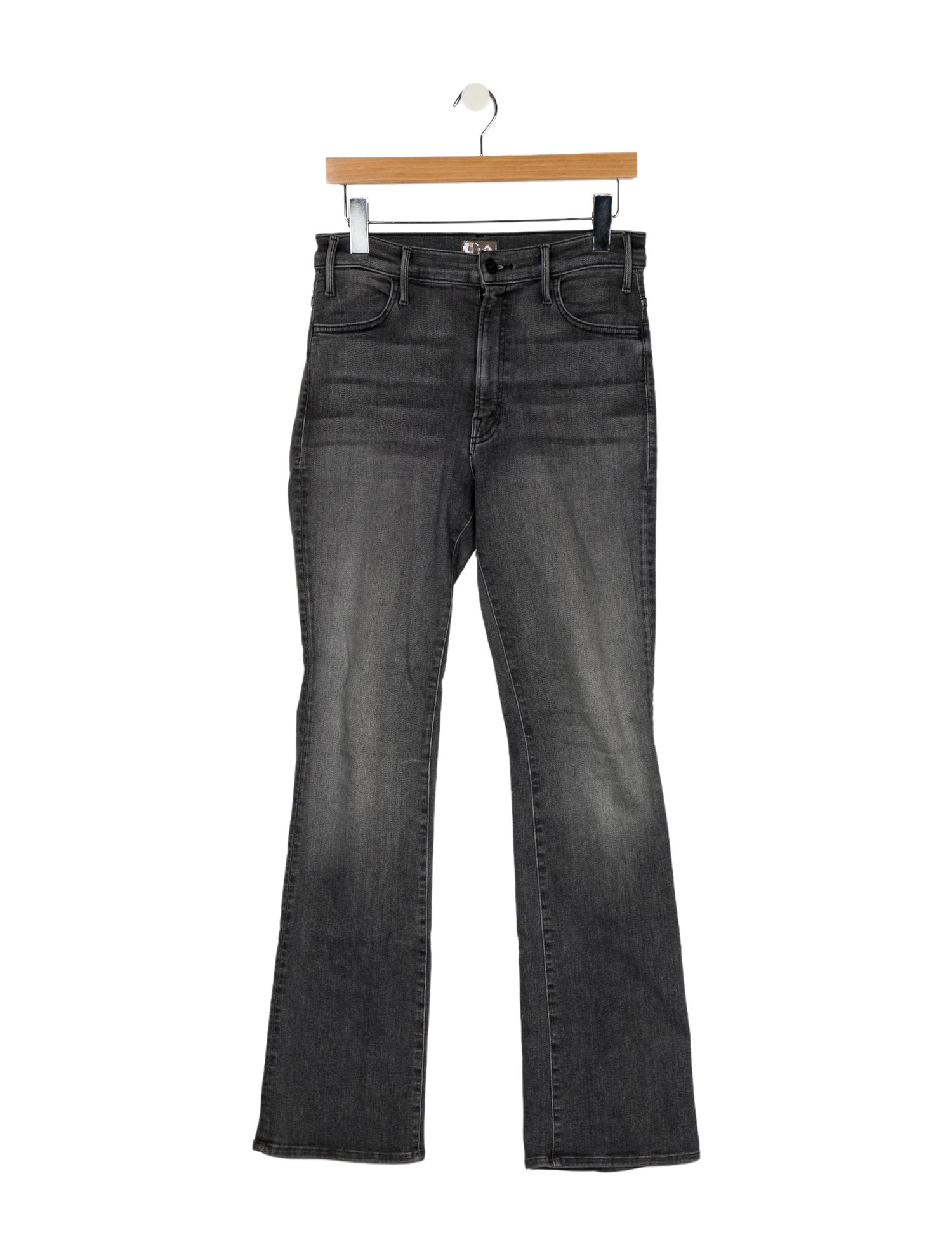 Mother Mid-Rise Straight Leg Jeans