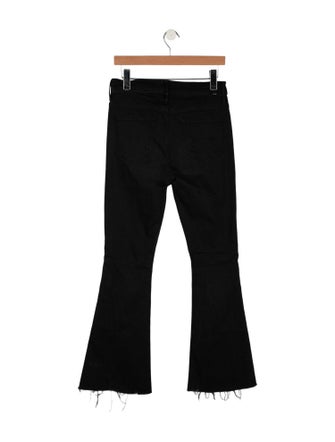 Mother Mid-Rise Wide Leg Jeans