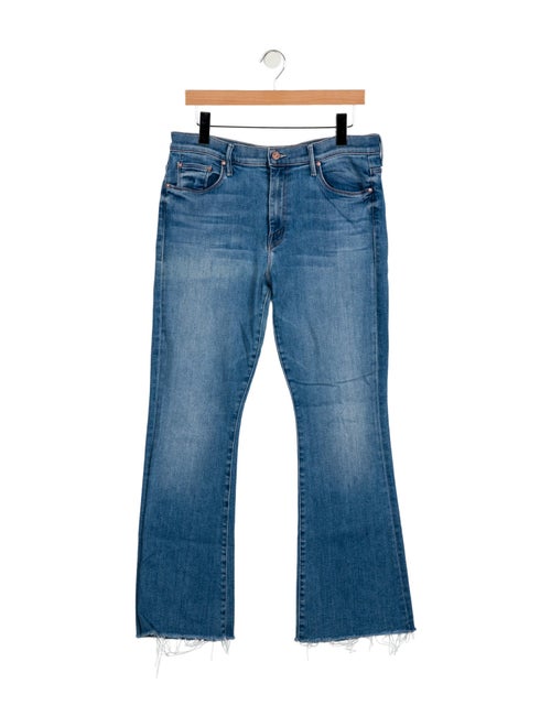 Mother Mid-Rise Wide Leg Jeans