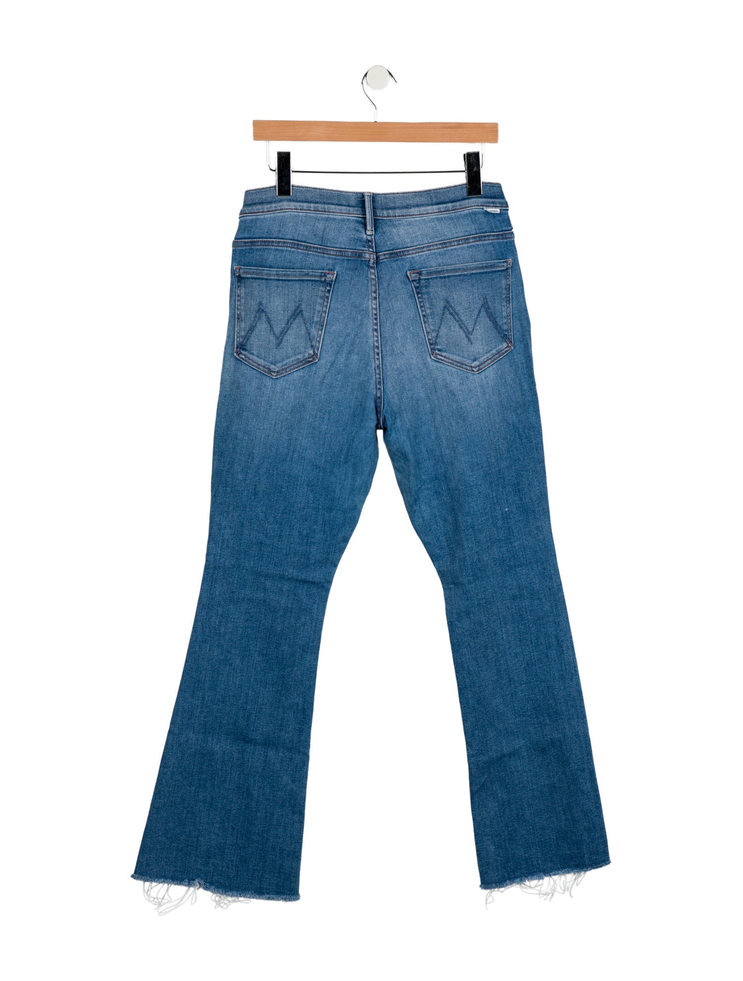 Mother Mid-Rise Wide Leg Jeans