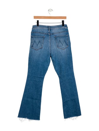 Mother Mid-Rise Wide Leg Jeans