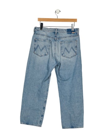Mother Mid-Rise Straight Leg Jeans