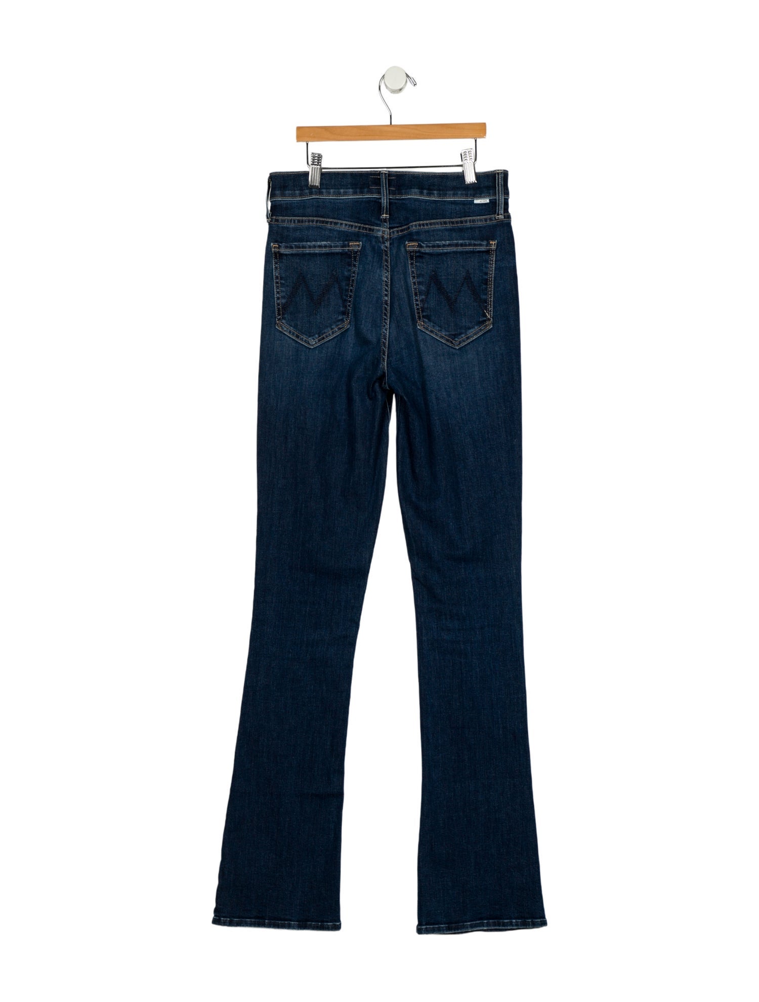 Mother Mid-Rise Wide Leg Jeans