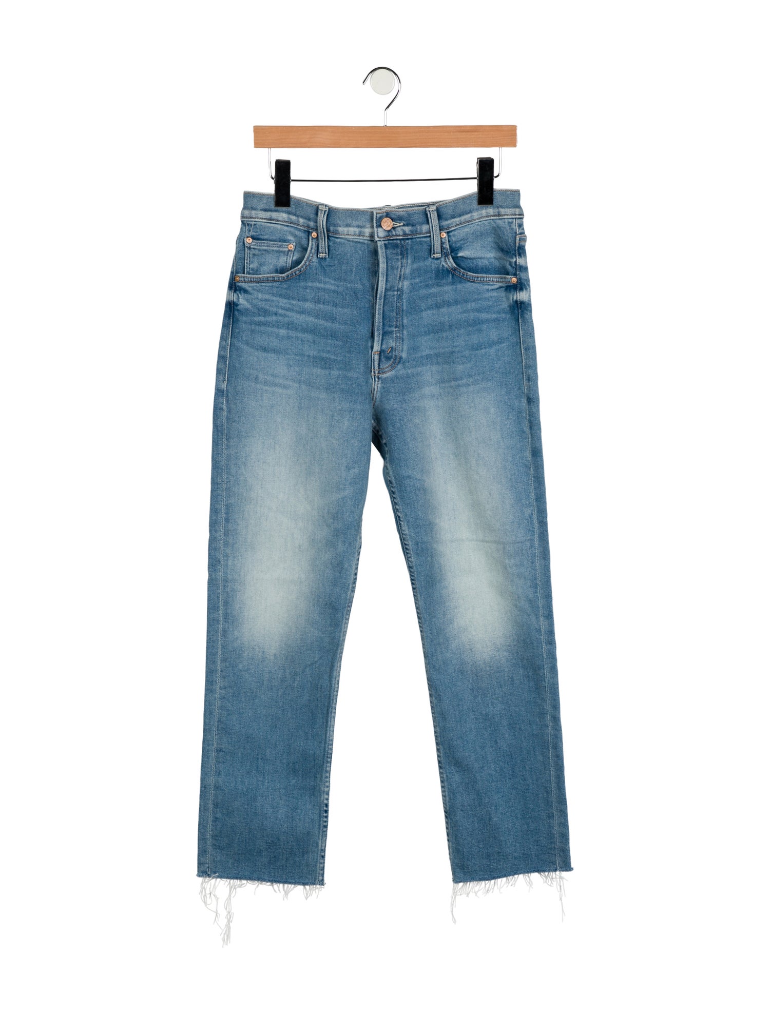 Mother High-Rise Straight Leg Jeans