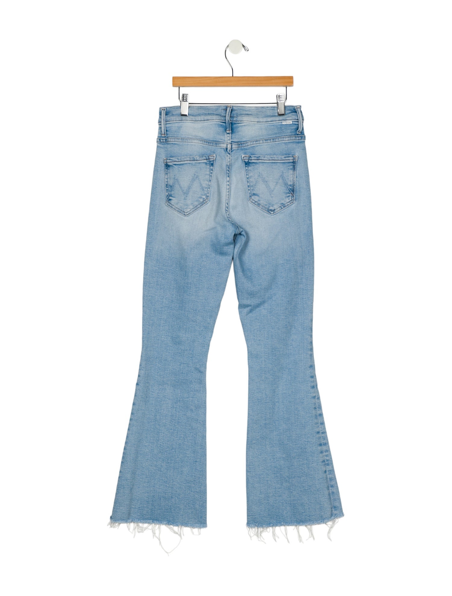 Mother Mid-Rise Wide Leg Jeans