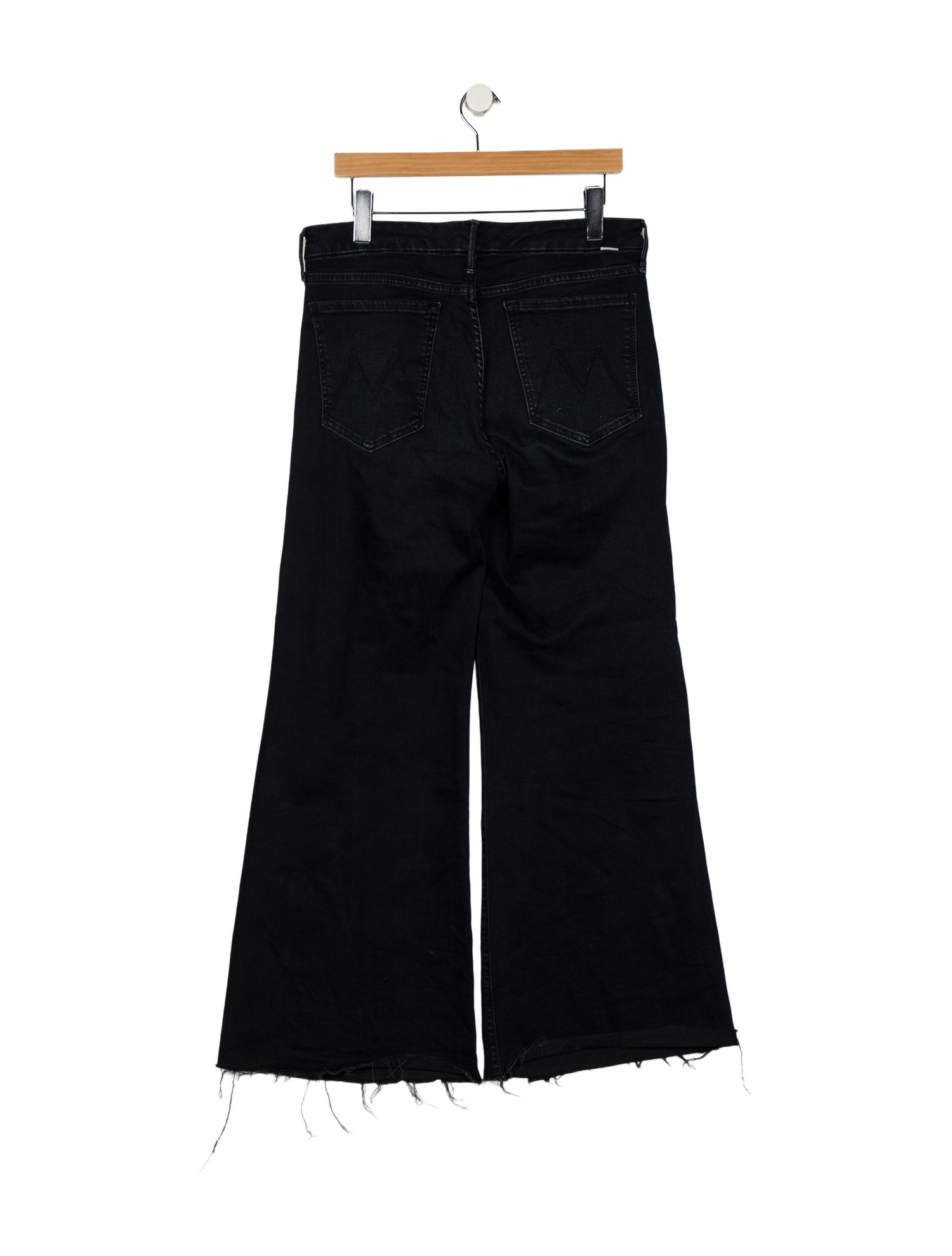 Mother Mid-Rise Wide Leg Jeans