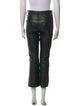 Mother Faux Leather Straight Leg Pants