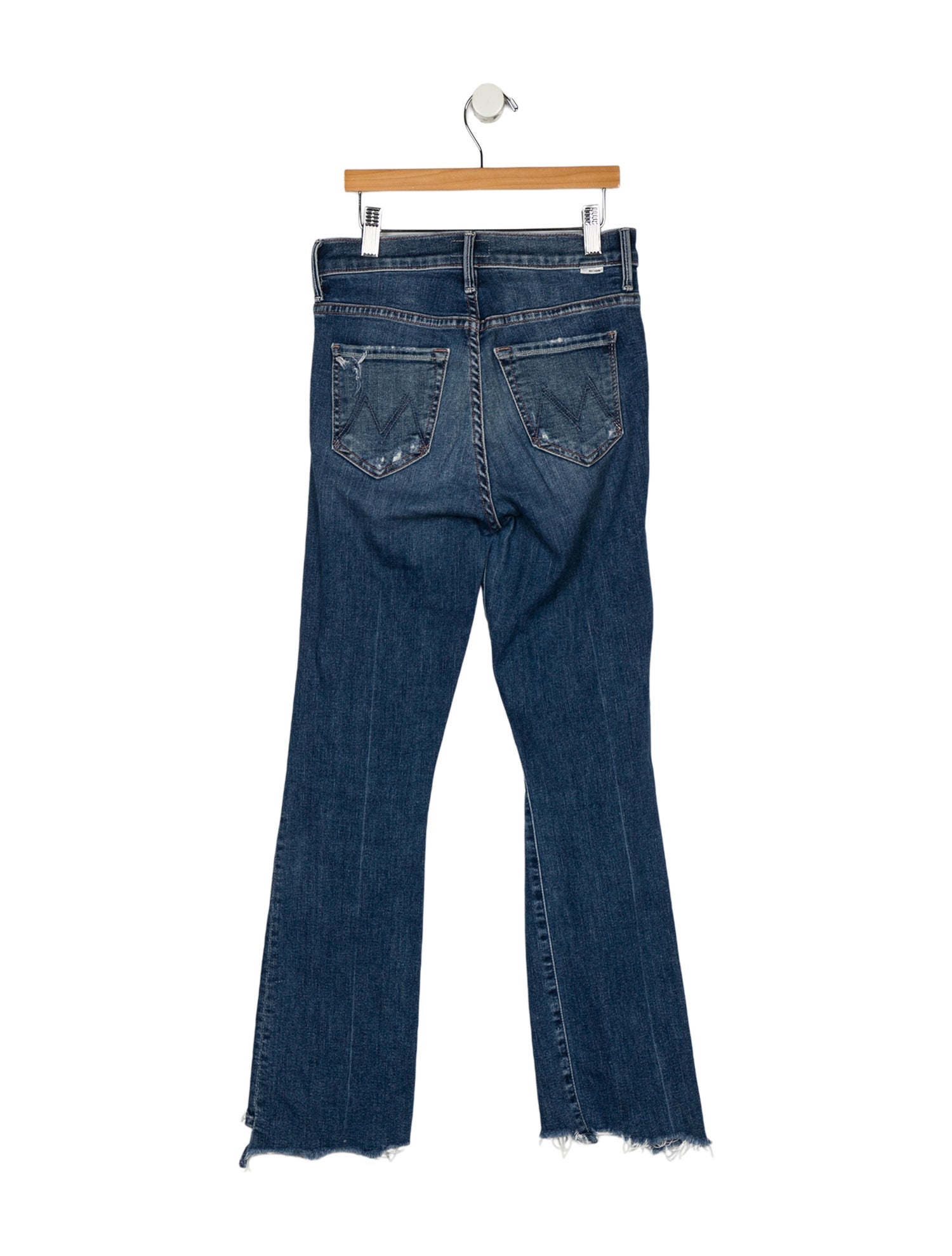 Mother Mid-Rise Straight Leg Jeans