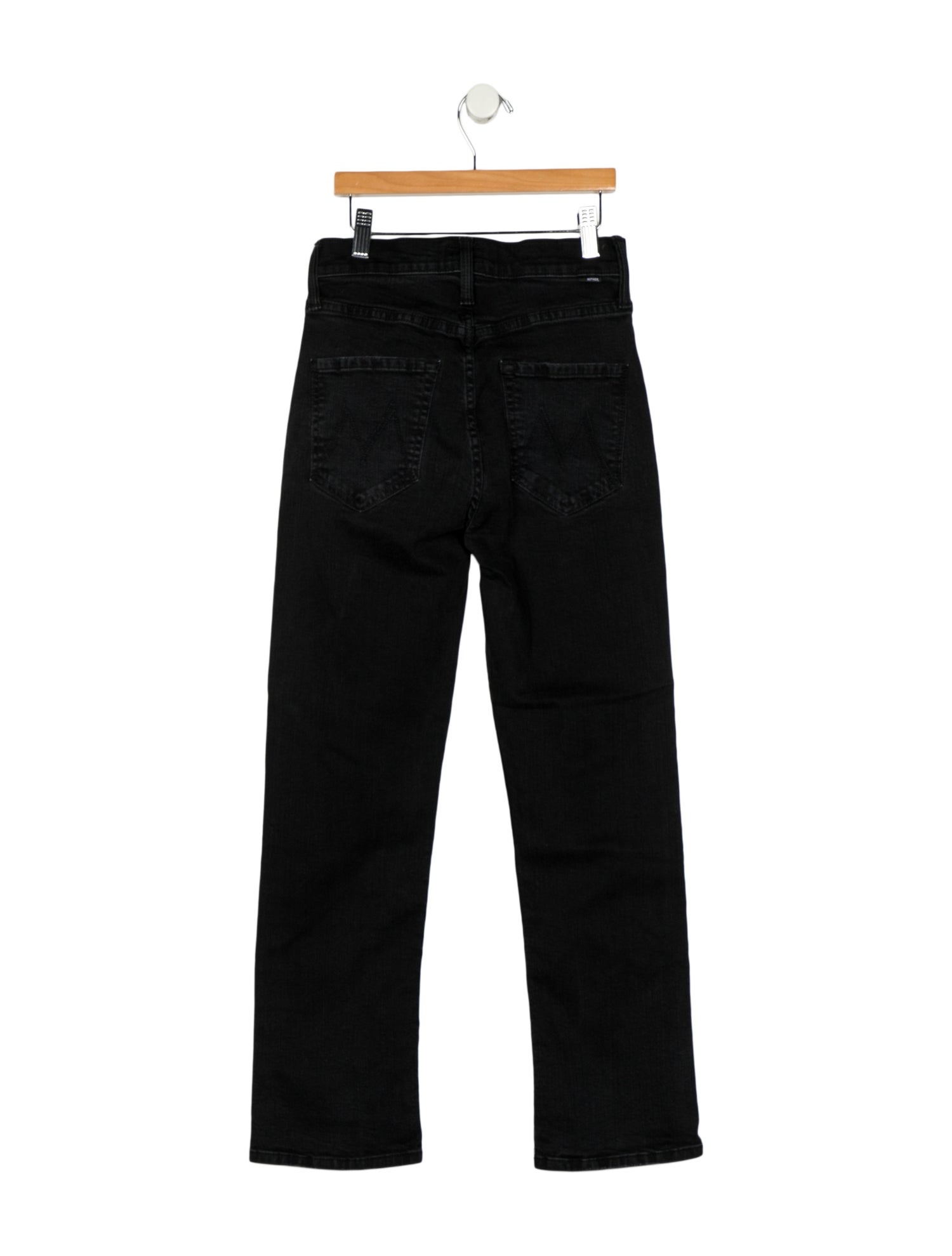 Mother Mid-Rise Straight Leg Jeans