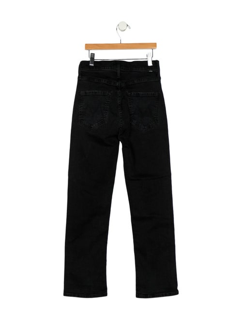 Mother Mid-Rise Straight Leg Jeans