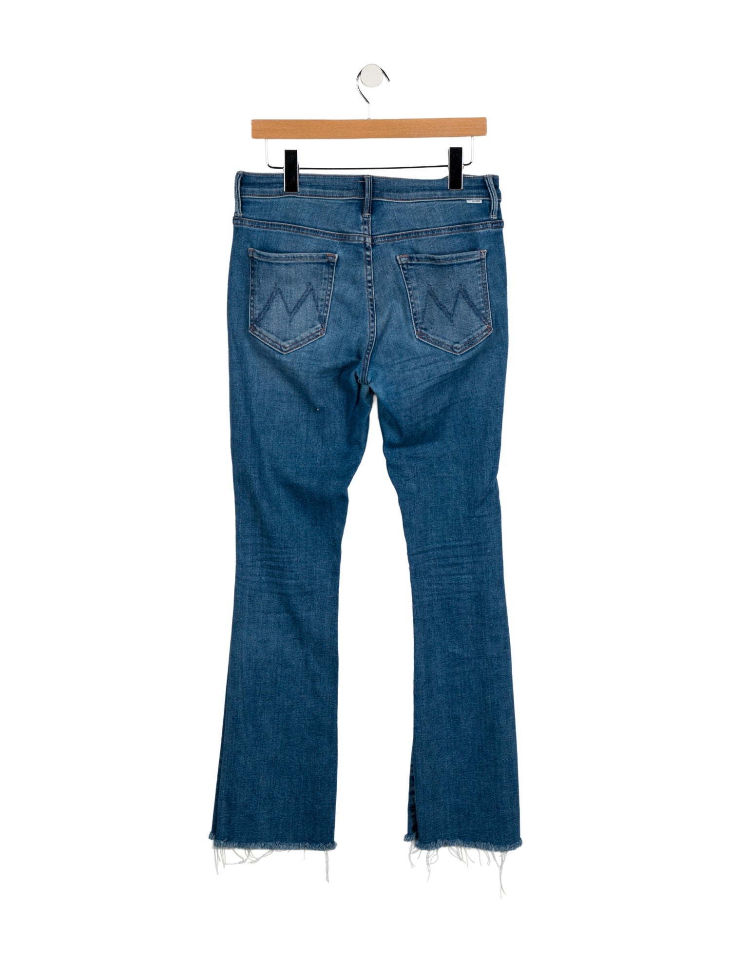 Mother Mid-Rise Straight Leg Jeans