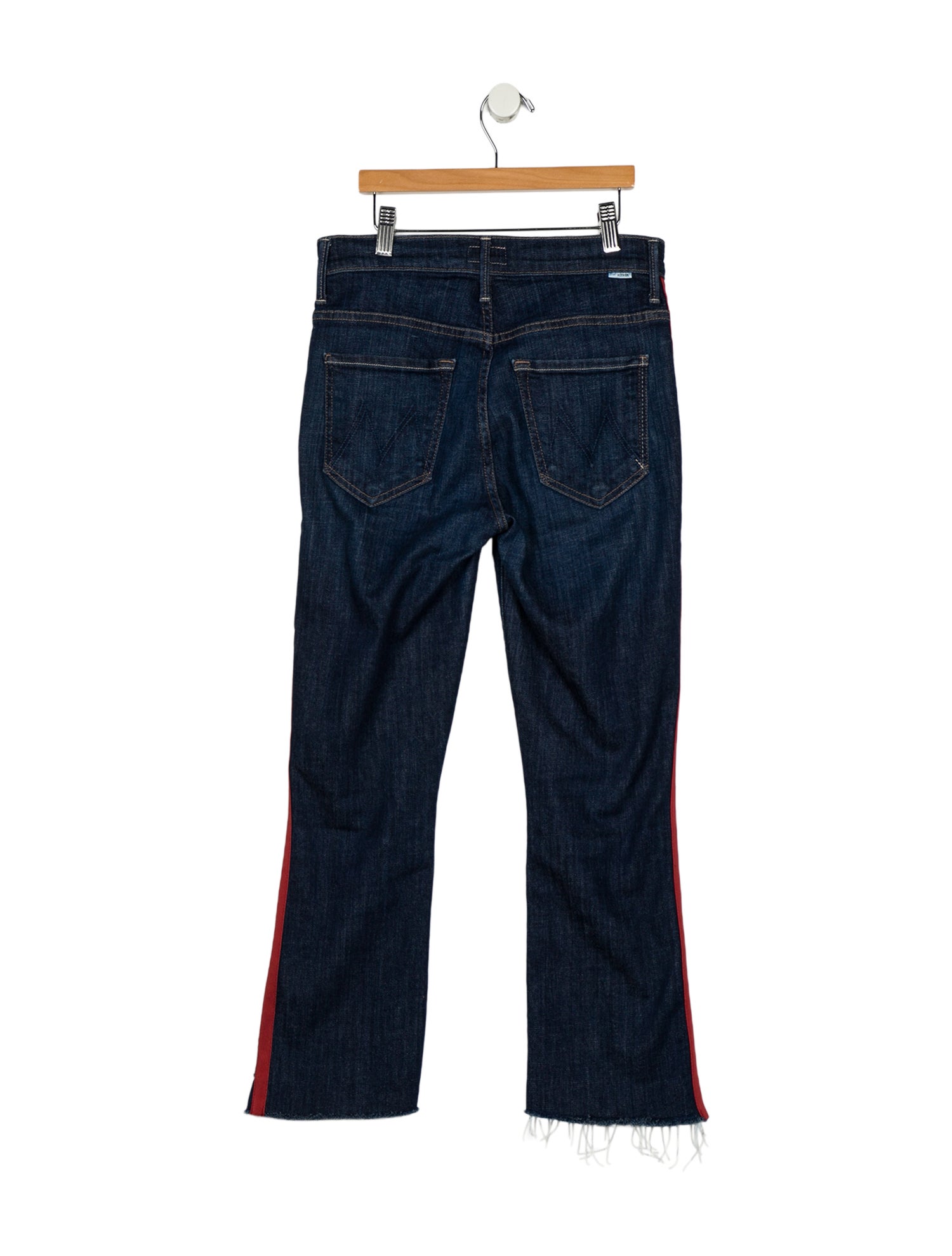 Mother Mid-Rise Straight Leg Jeans