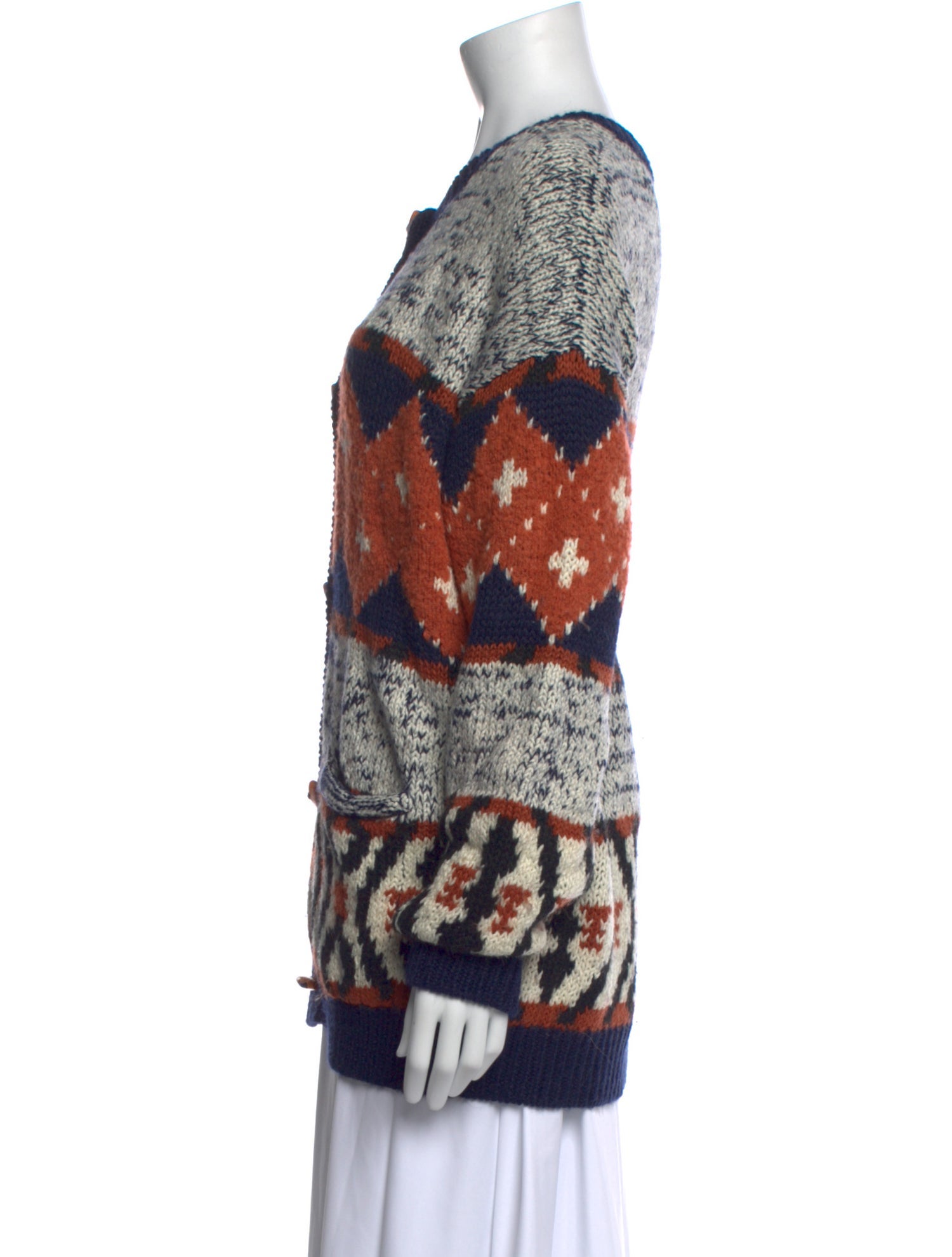 Mother Alpaca Printed Sweater