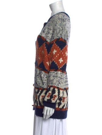 Mother Alpaca Printed Sweater