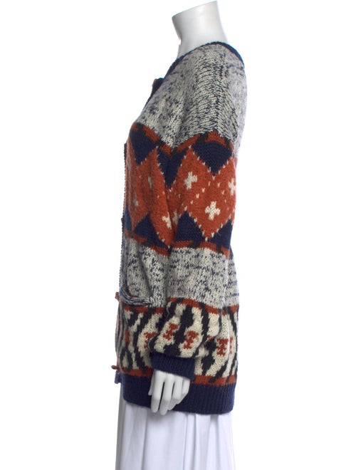 Mother Alpaca Printed Sweater