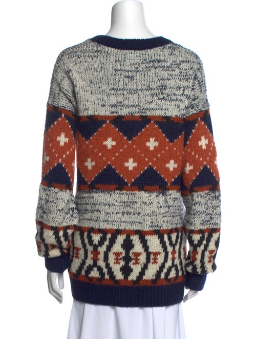 Mother Alpaca Printed Sweater