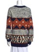 Mother Alpaca Printed Sweater