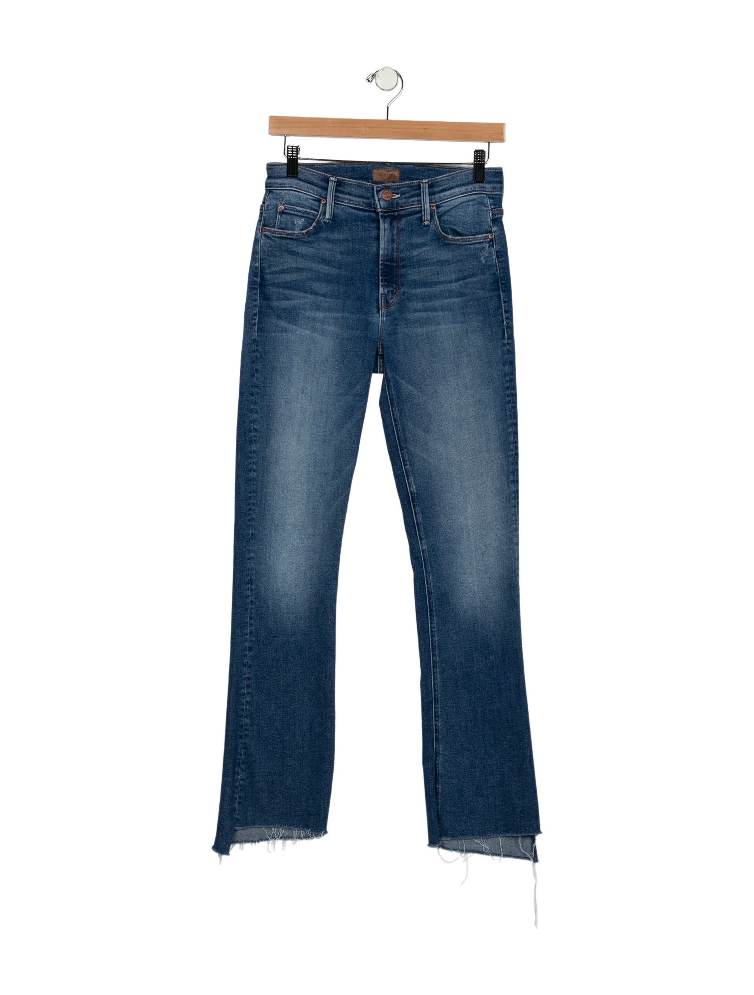 Mother Mid-Rise Straight Leg Jeans