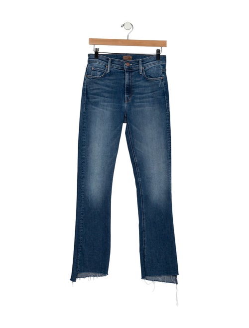 Mother Mid-Rise Straight Leg Jeans
