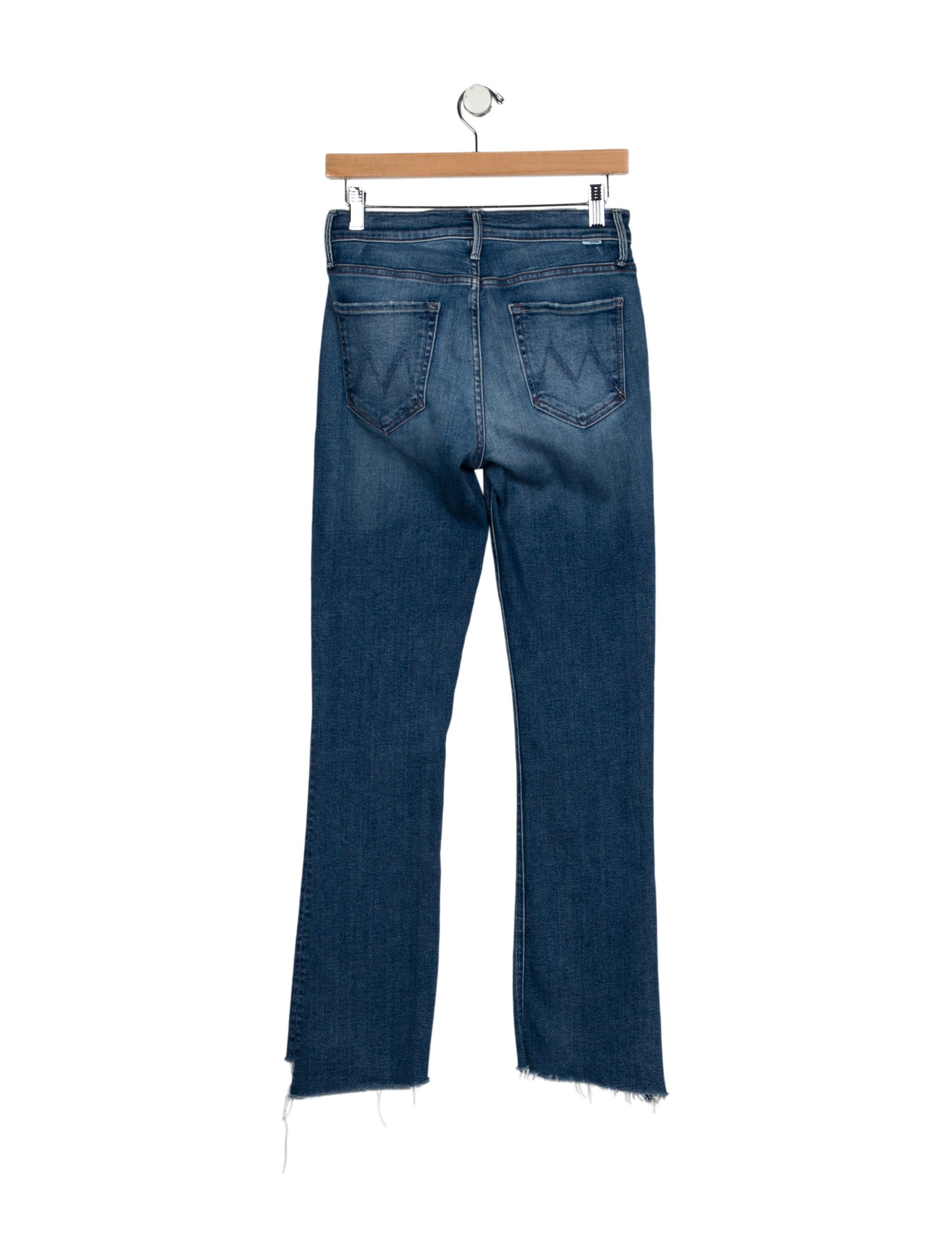 Mother Mid-Rise Straight Leg Jeans