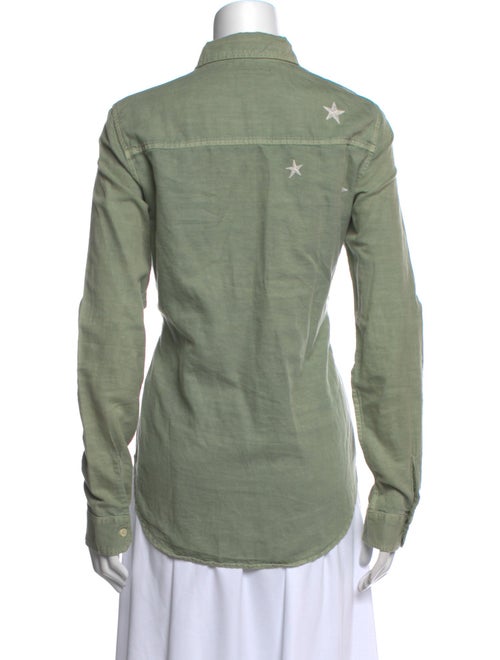 Mother Long Sleeve Button-Up Top