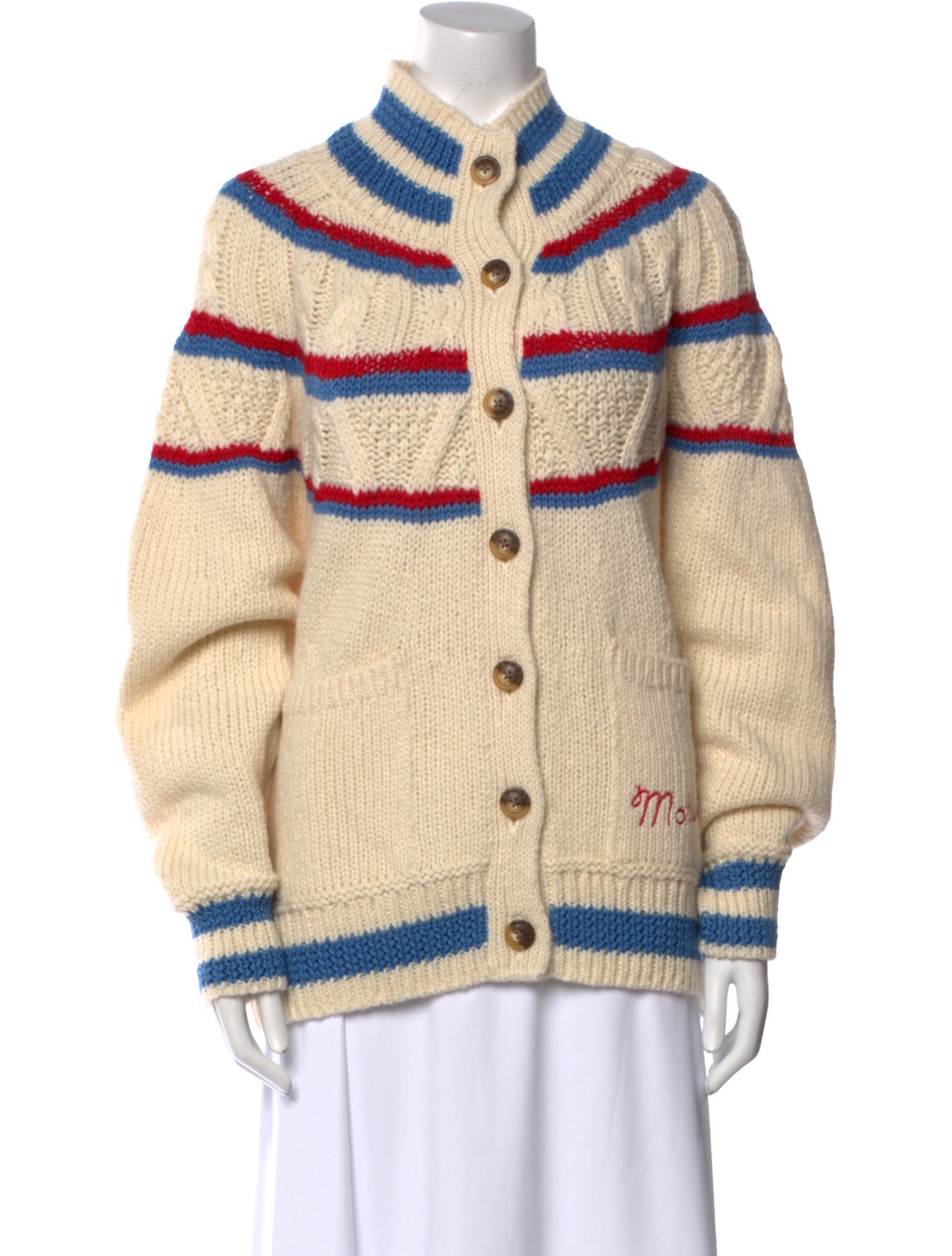 Mother Baby Alpaca Striped Sweater