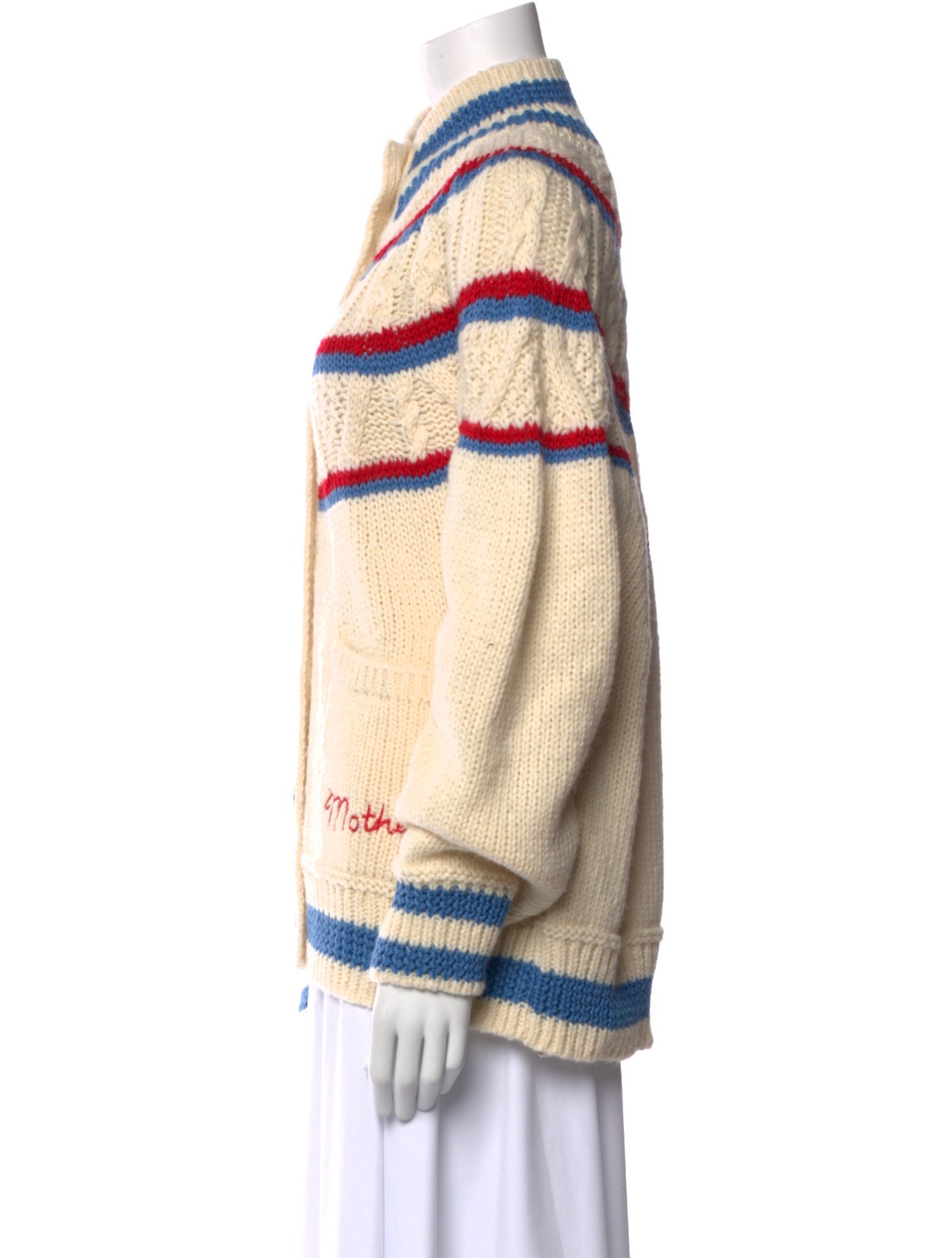 Mother Baby Alpaca Striped Sweater