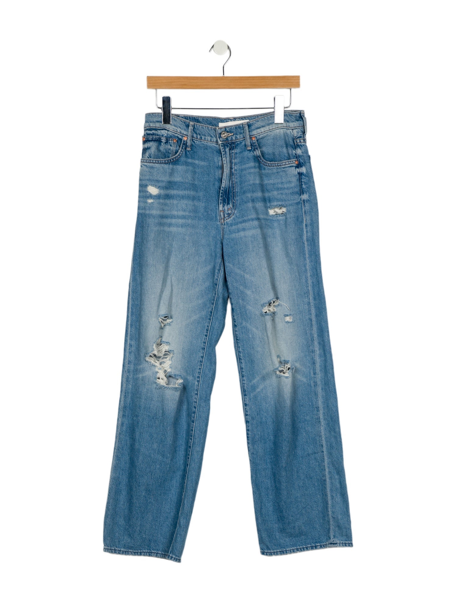 Mother High-Rise Wide Leg Jeans