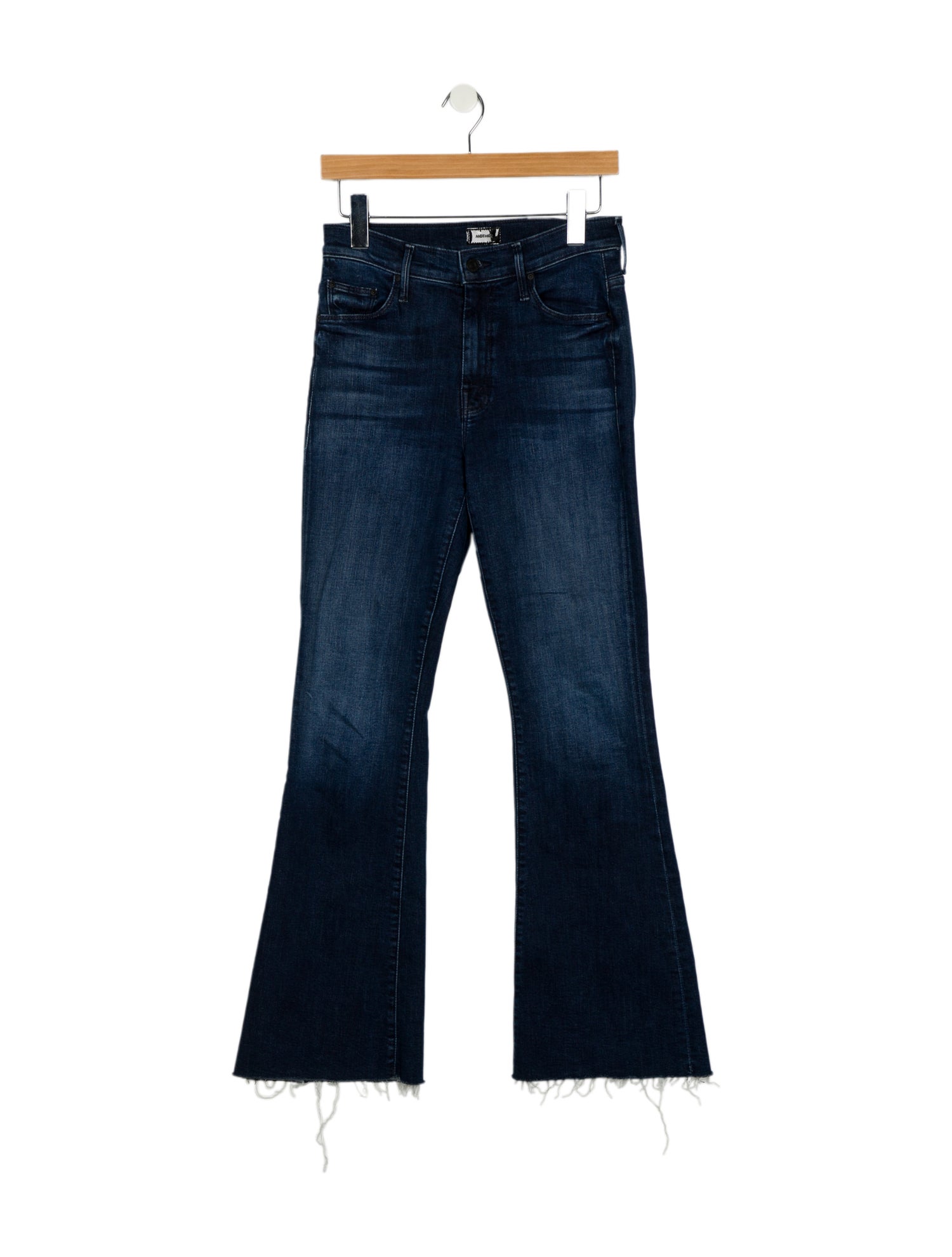 Mother Mid-Rise Wide Leg Jeans