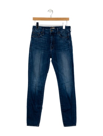 Mother Mid-Rise Skinny Leg Jeans