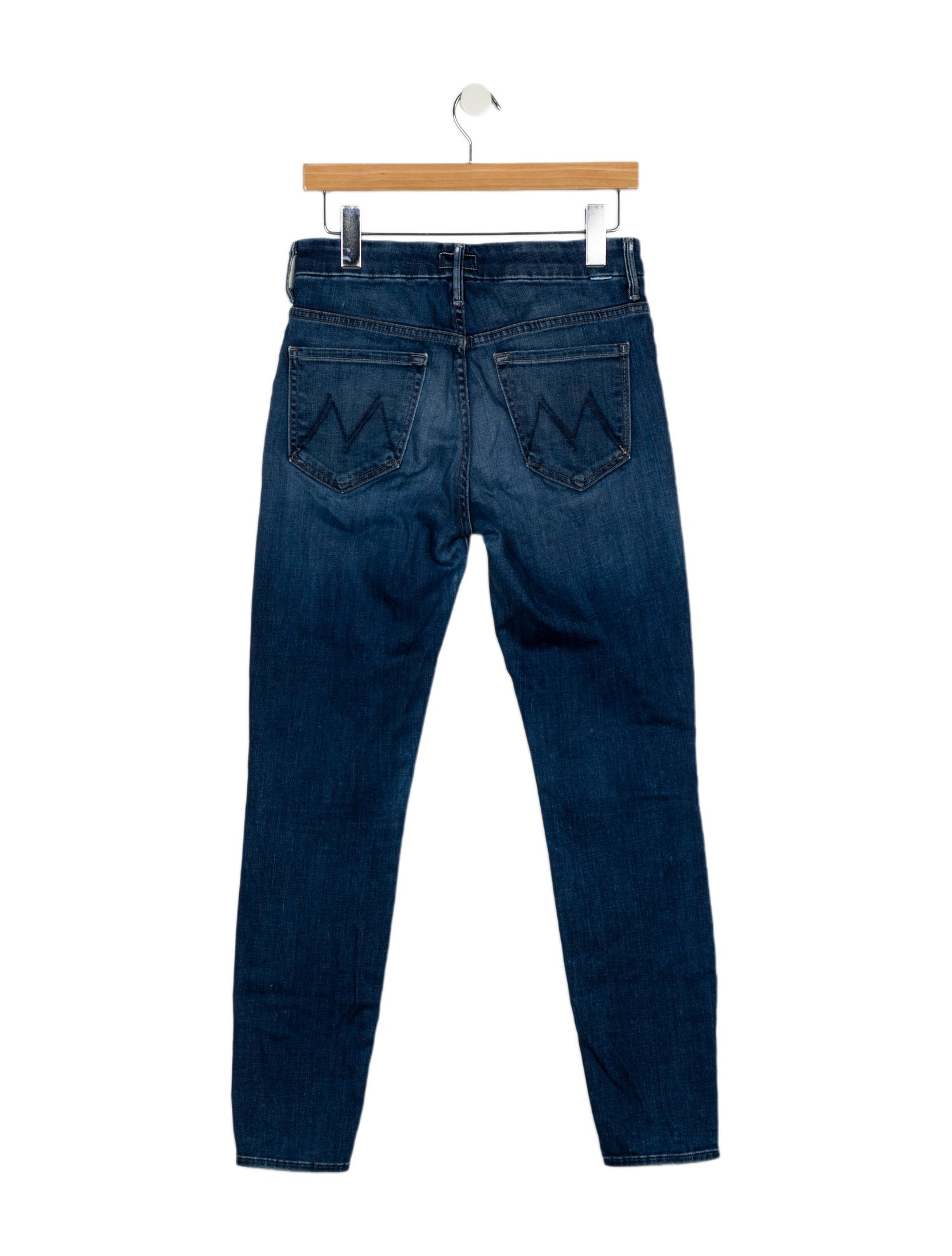 Mother Mid-Rise Skinny Leg Jeans