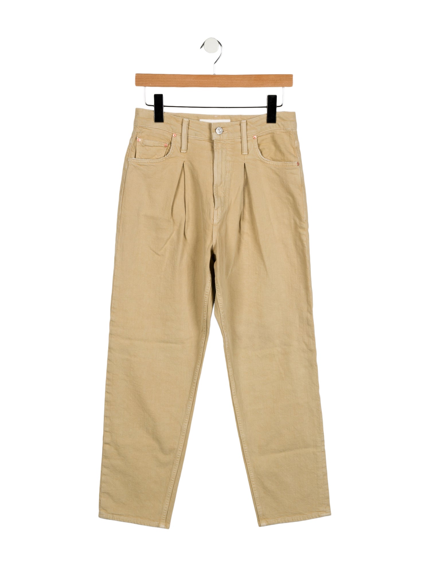 Mother High-Rise Straight Leg Jeans