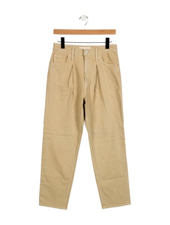 Mother High-Rise Straight Leg Jeans