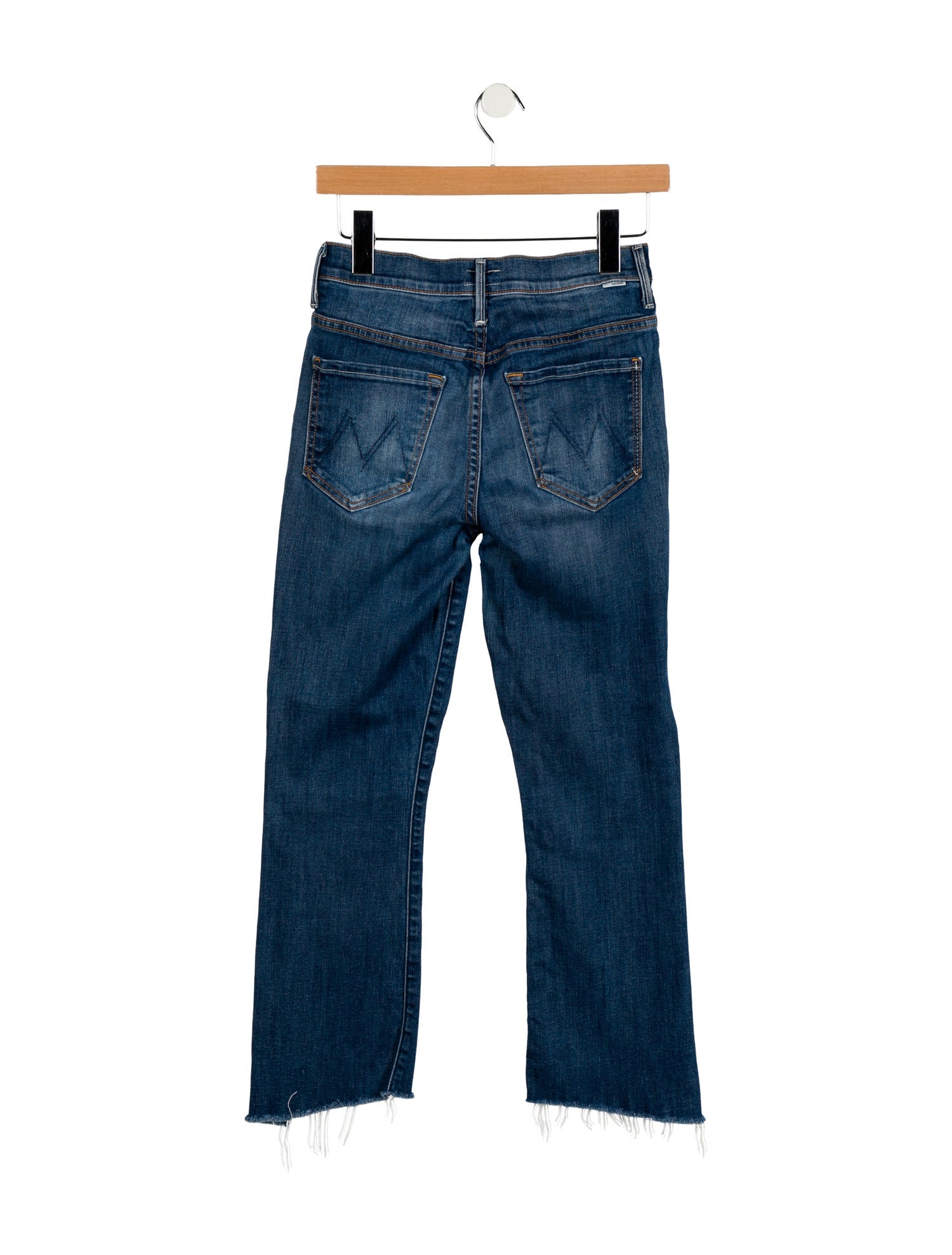 Mother Mid-Rise Straight Leg Jeans