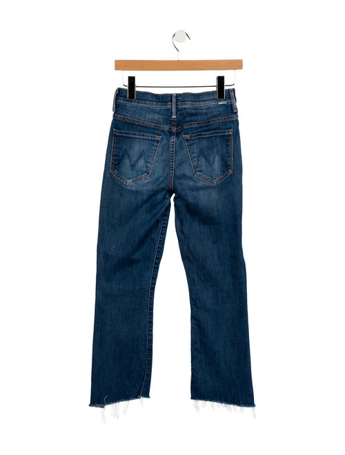 Mother Mid-Rise Straight Leg Jeans