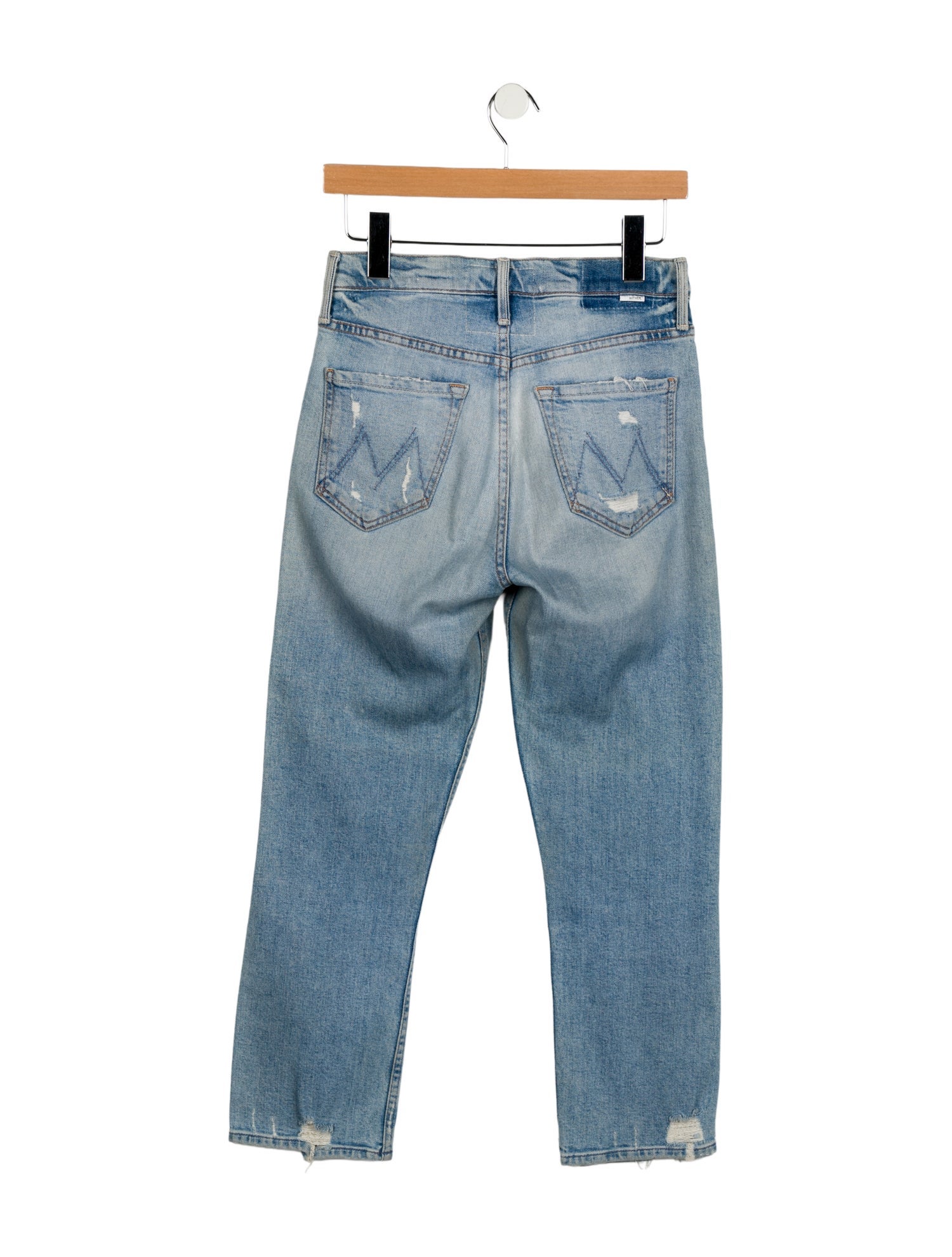Mother High-Rise Straight Leg Jeans