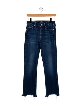 Mother Mid-Rise Straight Leg Jeans