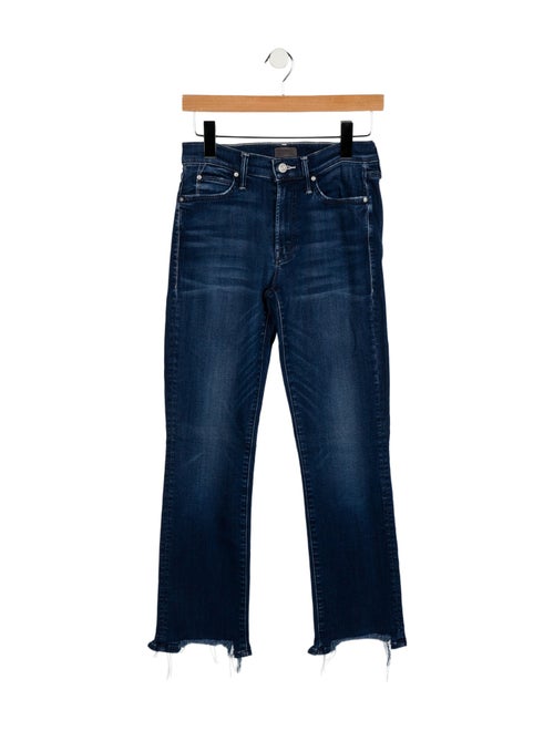 Mother Mid-Rise Straight Leg Jeans