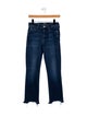 Mother Mid-Rise Straight Leg Jeans