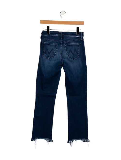 Mother Mid-Rise Straight Leg Jeans
