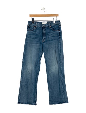 Mother High-Rise Wide Leg Jeans