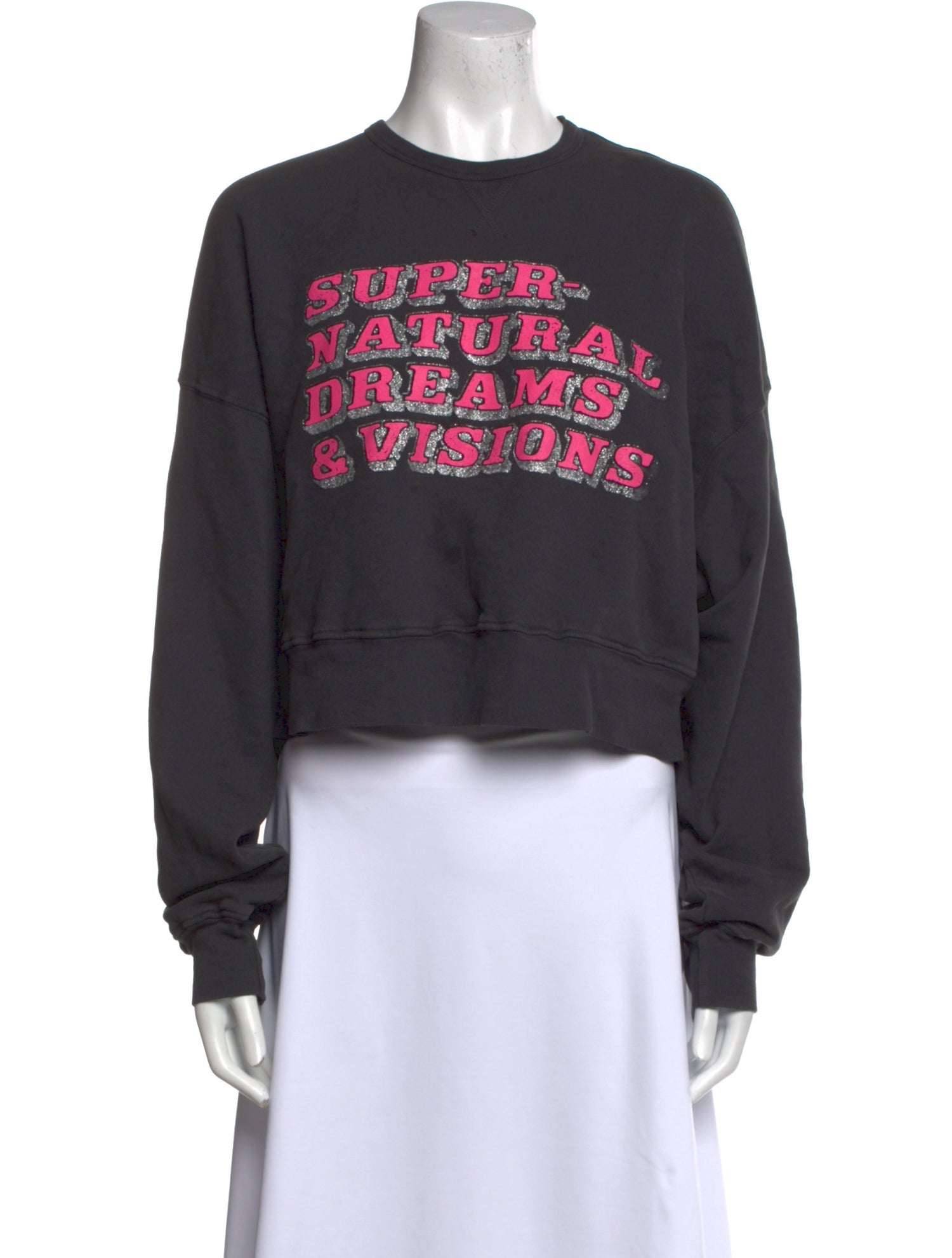 Mother Graphic Print Crew Neck Sweatshirt