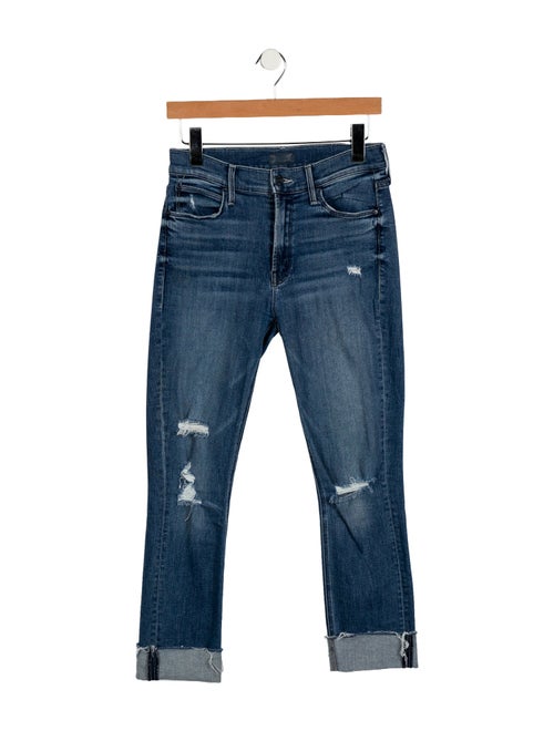 Mother Mid-Rise Skinny Leg Jeans