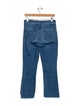 Mother The Insider Crop Step Fray Straight Leg Jeans