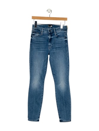 Mother Mid-Rise Skinny Leg Jeans