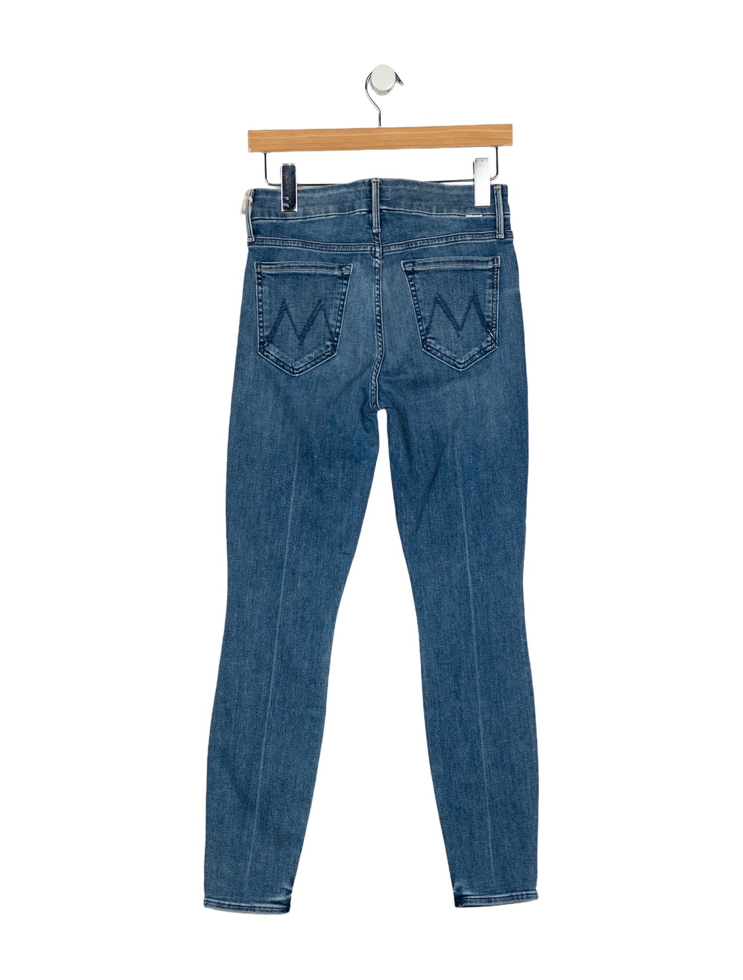 Mother Mid-Rise Skinny Leg Jeans