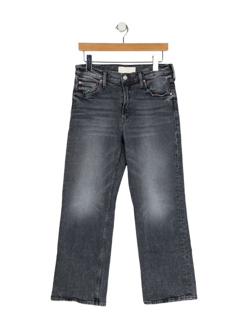Mother Mid-Rise Wide Leg Jeans