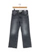 Mother Mid-Rise Wide Leg Jeans