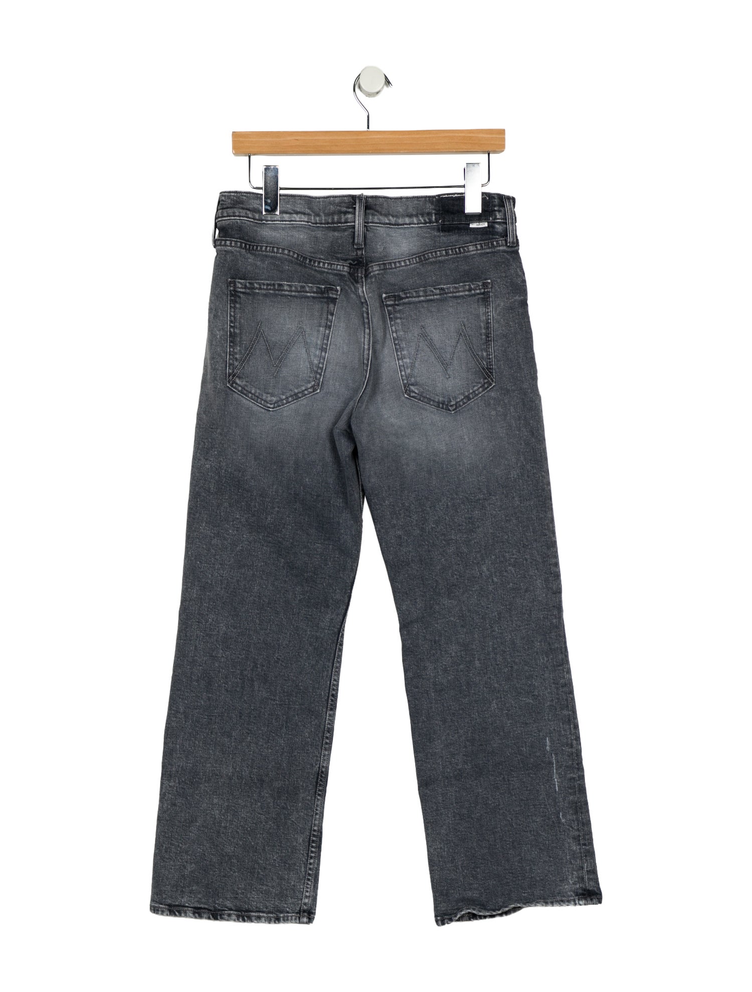 Mother Mid-Rise Wide Leg Jeans